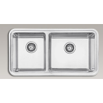 Kohler K-3664T-H-NA PROLOGUE 大小槽 台上/台下雙用廚盆